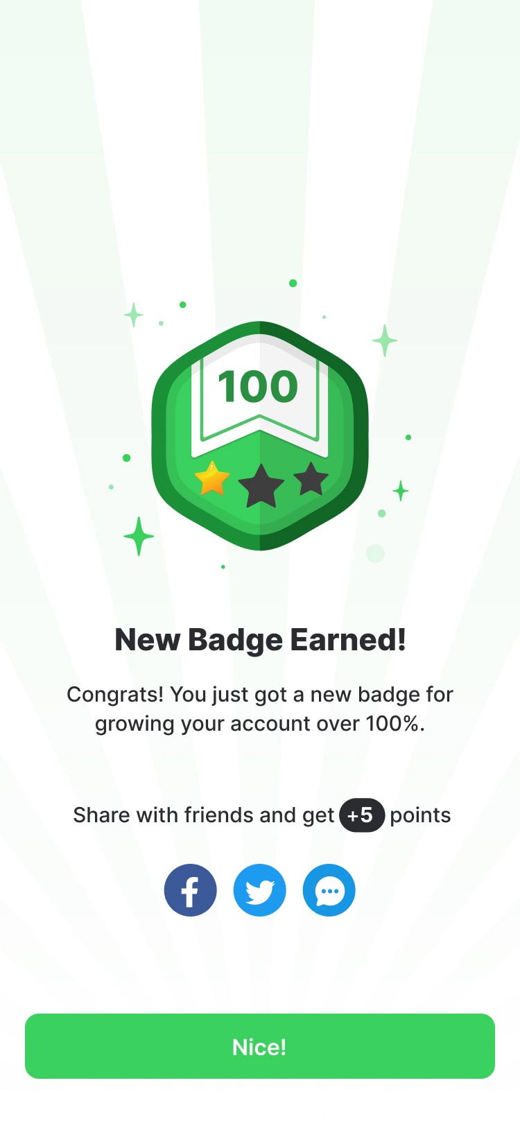 New Badge Notification