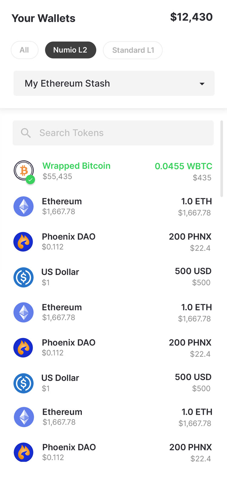 Old Token Picker