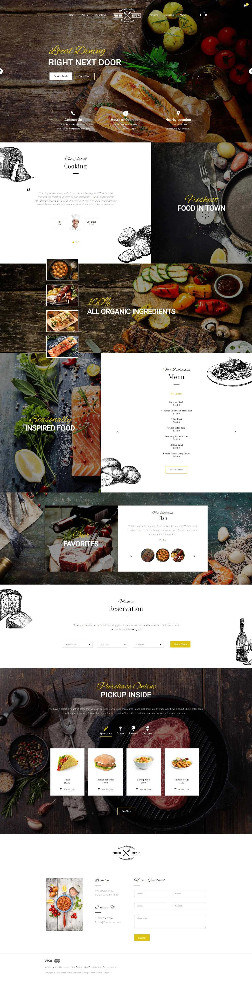 Fresh Bistro Template